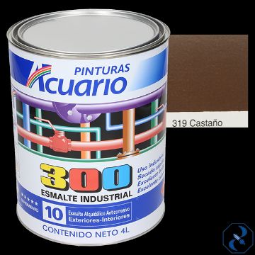 Imagen de ESMALTE 4 L CASTANO INDUSTRIAL 300 ACUARIO EA31940