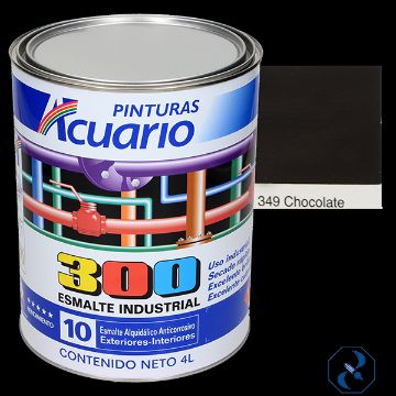 Imagen de ESMALTE 4 L CHOCOLATE INDUSTRIAL 300 ACUARIO EA34940