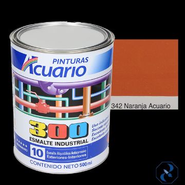 Imagen de ESMALTE 1/2 L NARANJA ACUARIO INDUSTRIAL 300 ACUARIO EA34205