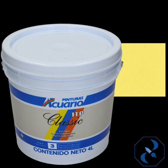 Imagen de VINILICA 4 L AMARILLO LIMON ITP ACUARIO VA42340