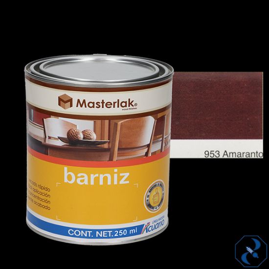 Imagen de BARNIZ 1/4 L AMARANTO MASTERLAK ACUARIO MM95302