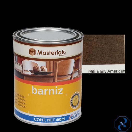 Imagen de BARNIZ 1/2 L EARLY AMERICAN MASTERLAK ACUARIO MM95905