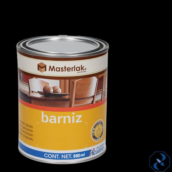 Imagen de BARNIZ 1/2 L TRANSPARENTE MATE MASTERLAK ACUARIO MM95105