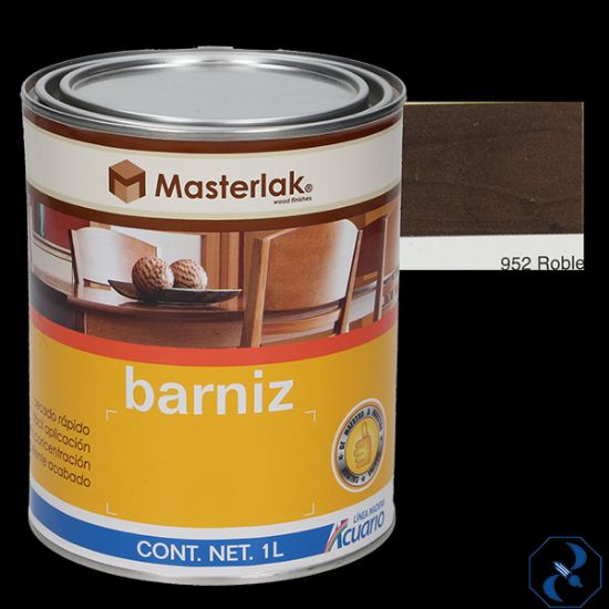 Imagen de BARNIZ 1 L ROBLE MASTERLAK ACUARIO MM95210