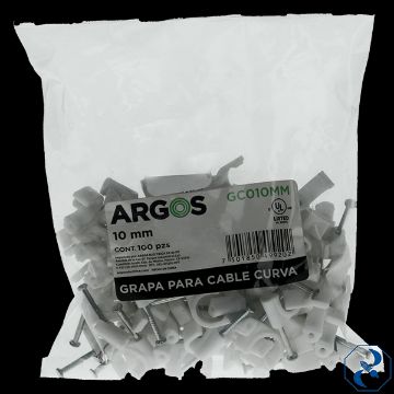 Imagen de GRAPA REDONDA 25/64 PULG 10 MM BOLSA C/100 PZAS ARGOS GC010MM