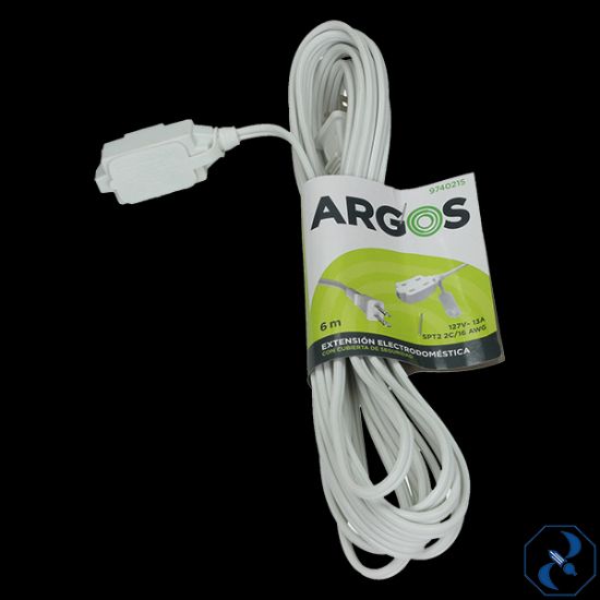 Imagen de EXTENSION 6 MTS. ELECTRODOMESTICA POT 2X16 ARGOS 9740215