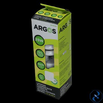 Imagen de FOCO 25 W AHORRADOR EN ESPIRAL 6000 HRS ARGOS 8900050