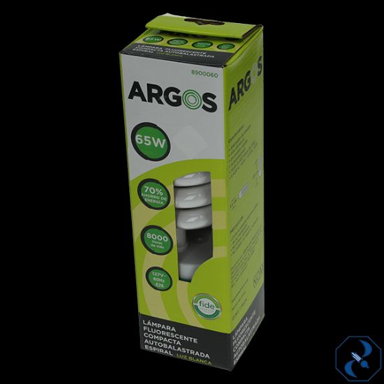 Imagen de D 1 FOCO 65W AHORRADOR EN ESPIRAL6000 HRS ARGOS 8900060