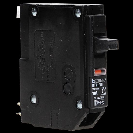 Imagen de INTERRUPTOR 10 AMP TERMOMAGNETICO BTICINO BTN1/10