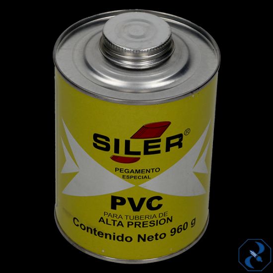 Imagen de PEGAMENTO 960 GR AMARILLO PARA PVC EN BOTE SILER PVC960