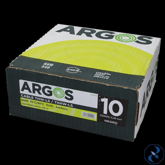 Imagen de CABLE 10 100 MT NEGRO ARGOS 1100100