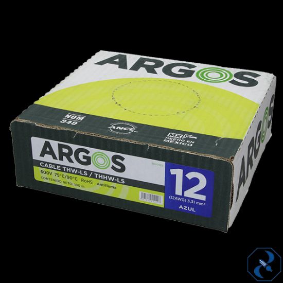 Imagen de D 1 CABLE 12 100 M AZUL ARGOS 1100122