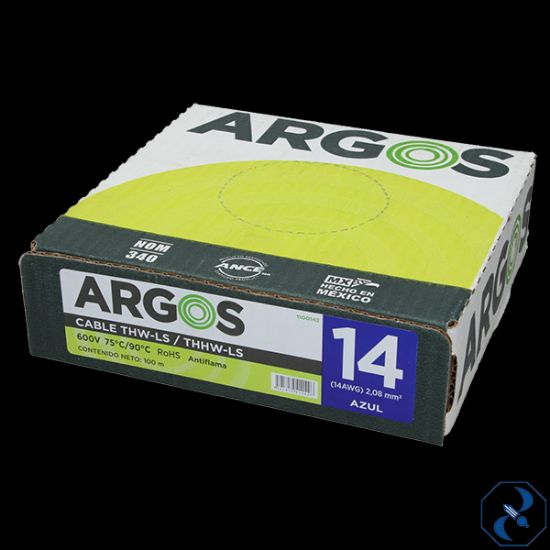 Imagen de D 1 CABLE 14 100 M AZUL ARGOS 1100142