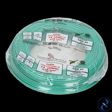 Imagen de CABLE 14 DE 100 M VERDE EN BOLSA IUSA 397453