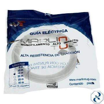 Imagen de GUIA 15 M NYLON PARA ELECTRICISTA REDONDA BLANCA HIRLON