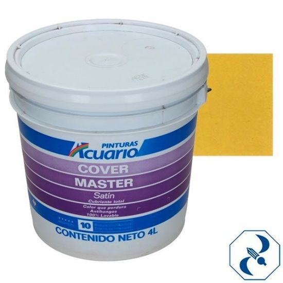 Imagen de D 1 VINILICA 4 L AMARILLO CONCENTRADO MASTER ACUARIO VA13240