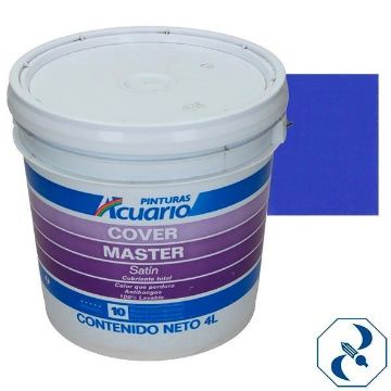 Imagen de D 1 VINILICA 4 L AZUL REAL MASTER ACUARIO VA12240