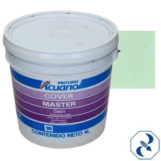 Imagen de D 1 VINILICA 4 L VERDE AGUA MASTER ACUARIO VA13640