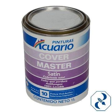 Imagen de D 1 BASE  PASTEL 1 L COVER MASTER ACUARIO VA15010