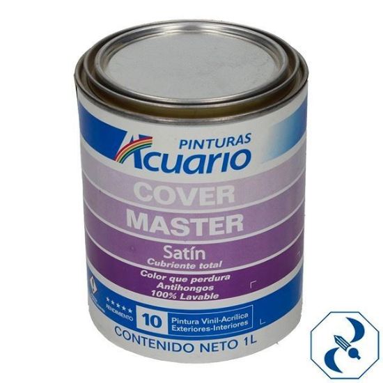 Imagen de D 1 BASE  PASTEL 1 L COVER MASTER ACUARIO VA15010