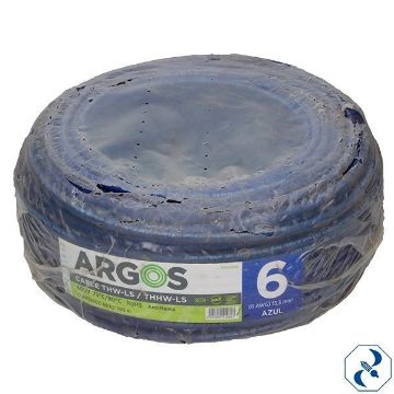 Imagen de D 1 CABLE 6 100 M AZUL ARGOS 1100062