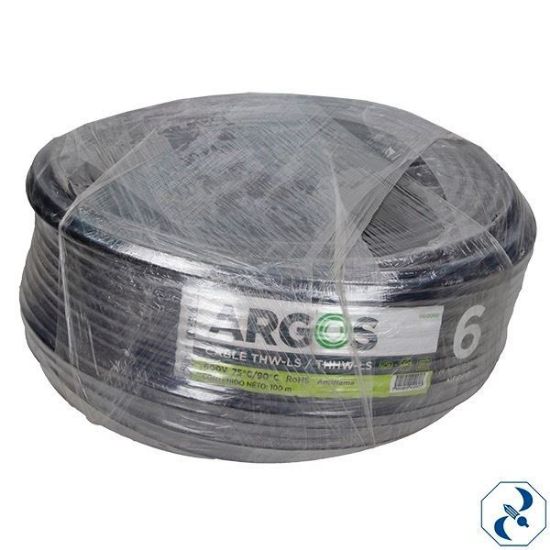 Imagen de D 1 CABLE 6 100 M NEGRO ARGOS 1100060