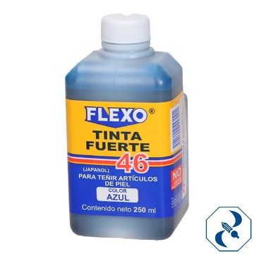 Imagen de TINTA 250 ML AZUL FLEXO ARTICULOS DE PIEL TFA-250