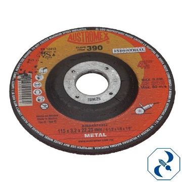 Imagen de DISCO 4.5 PULG CORTE DE METAL INDUSTRIAL AUSTROMEX 524