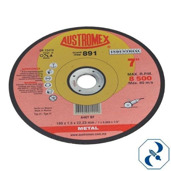 Imagen de DISCO 7 PULG CORTE DE METAL EASY CUT AUSTROMEX 891