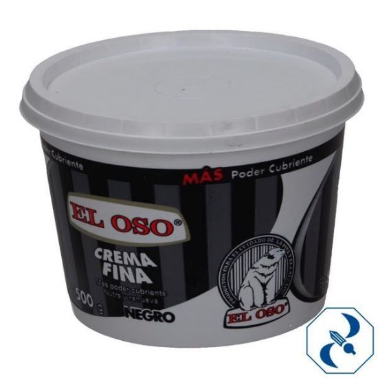 Imagen de CREMA 500 GR NEGRO EL OSO 8081