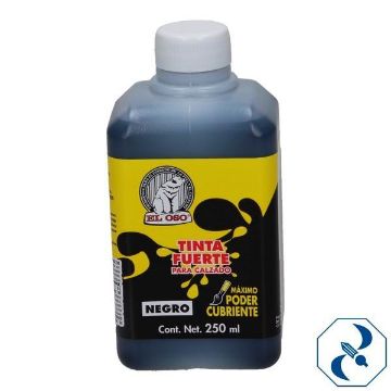 Imagen de TINTA 250 ML NEGRA EL OSO  8045A