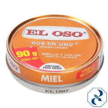 Imagen de GRASA CREMA DOS EN UNO  MIEL 90 GR EL OSO 8016A