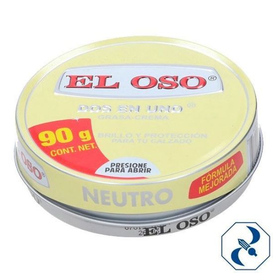 Imagen de GRASA CREMA DOS EN UNO  NEUTRA 90 GR EL OSO 8013A