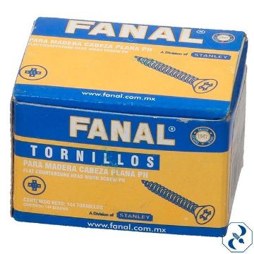 Imagen de D 1 TORNILLO 4X20 C/144 PZAS P/MADERA CAB D/CRUZ FANAL