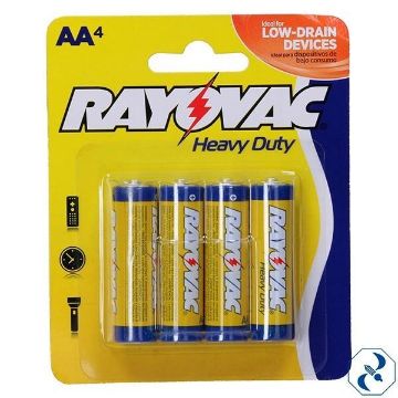 Imagen de D 1 BLISTER DE 4 PILAS AA HEAVY DUTY RAYOVAC SAA-AD