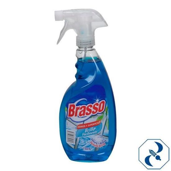 Imagen de BRASSO VIDRIOS Y SUPERFICIES FRESCURA+AMONIA TRIGGER 650 ML RECKITT 1813124