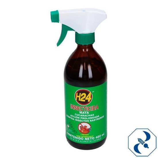 Imagen de INSECTICIDA 480 ML MATA CUCARACHAS LIQUIDO H-24 0447