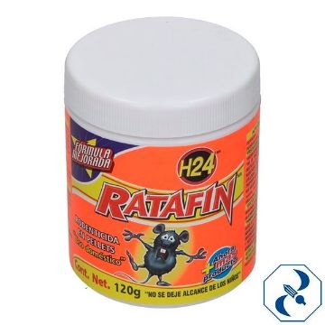 Imagen de VENENO RATAFIN 120 GR PELLETSH-24 0505