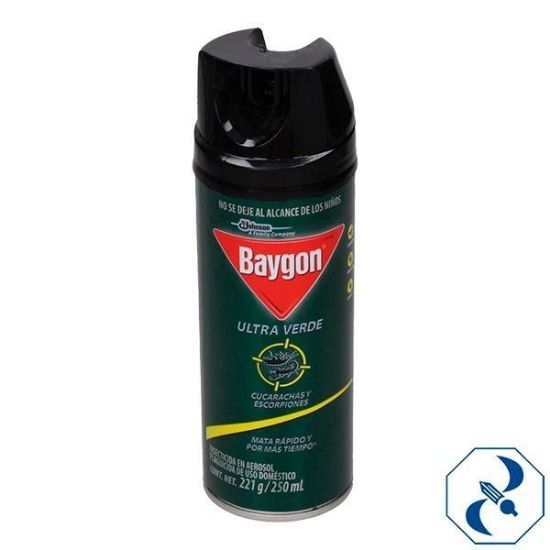 Imagen de INSECTICIDA BAYGON ULTTRA VERDE CHICO 250ML AEROSOL BAYER JHONSON 1810138