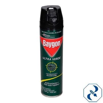 Imagen de INSECTICIDA 400 ML BAYGON ULTRA VERDE AEROSOL BAYER JHONSON 1810104