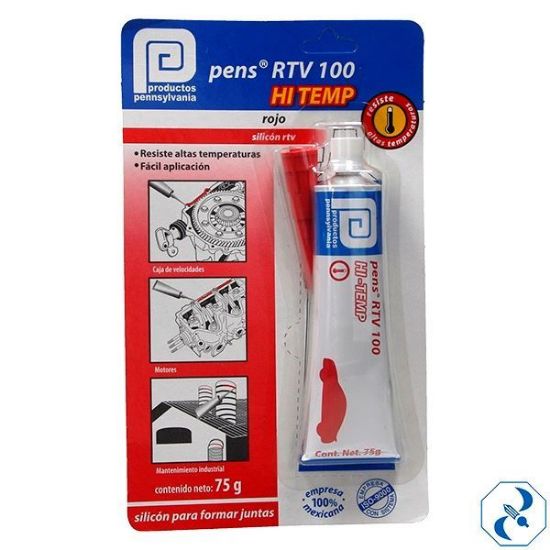 Imagen de D 1 PENS RTV 100 ALTAS TEMPERATURAS ROJO TUBO PENNSYLVANIA 3SRT00242