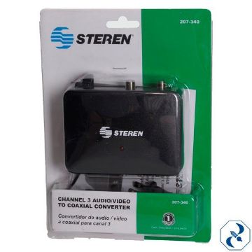 Imagen de D 1 CONVERTIDOR AUDIO/VIDEO 3/RCAA COAXIAL STEREN 207-340