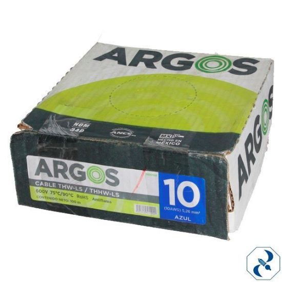 Imagen de D 1 CABLE 10 100 MT AZUL ARGOS 1100102