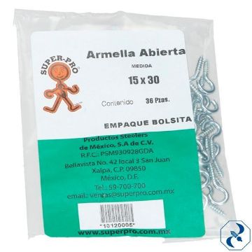 Imagen de ARMELLA 15X30 C/144 PZAS ABIERTA SUPER PRO 10120005