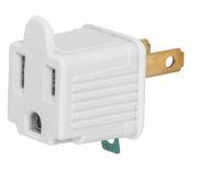 Imagen de ADAPTADOR 3 A 2 BLANCO  VOLTECH AD-32B