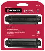 Imagen de D 3 BISAGRA DE DOBLE ACCION 3 PULG NEGRA HERMEX BID-306