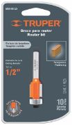 Imagen de BROCA PARA ROUTER CORTE RECTO 1/2 PULG CON BALERO TRUPER BROU-RB1/2X