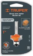 Imagen de BROCA PARA ROUTER REDONDEADO 1 PULG CON BALERO TRUPER BROU-RD1X