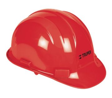 Imagen de D 4 CASCO DE SEGURIDAD COLOR ROJO TRUPER CAS-R