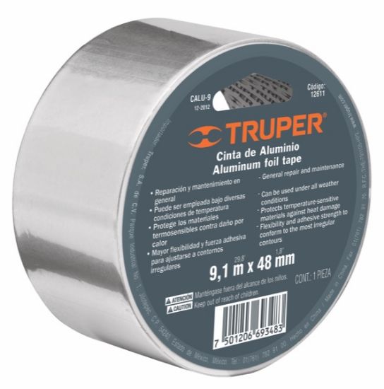 Imagen de CINTA DE ALUMINIO 9 M TRUPER CALU-9